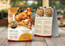 design a luxury restaurant menu, digital menu board, and food flyer